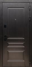 Дверь Тип 8979 Б МГ (Черная фурнитура) - Бетон темный/МДФ